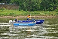 Fahrübungen auf der Elbe.