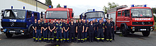 Gruppenbild der Freiwilligen Feuerwehr Diesdorf und des THW OV-Magdeburg.