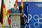 Der Ortsbeauftragte Axel W. Moch bei seinem Jahresrückblick.