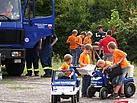 Und Tretautos für die Jüngsten.