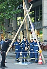 Die Helfer beim Fototermin für die Presse.