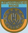 Das Leistungszeichen in Bronze.