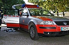 Das Fahrzeug des Notfallmanagers.
